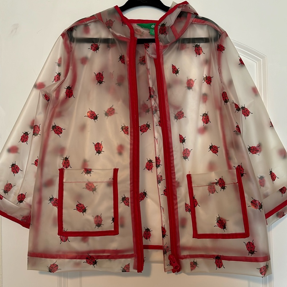 Toddler 4T Ladybug Raincoat